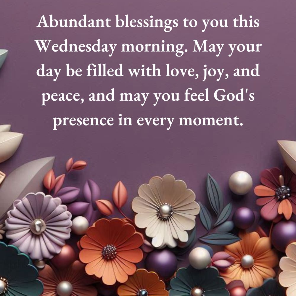 Wednesday Morning Blessings and Prayers