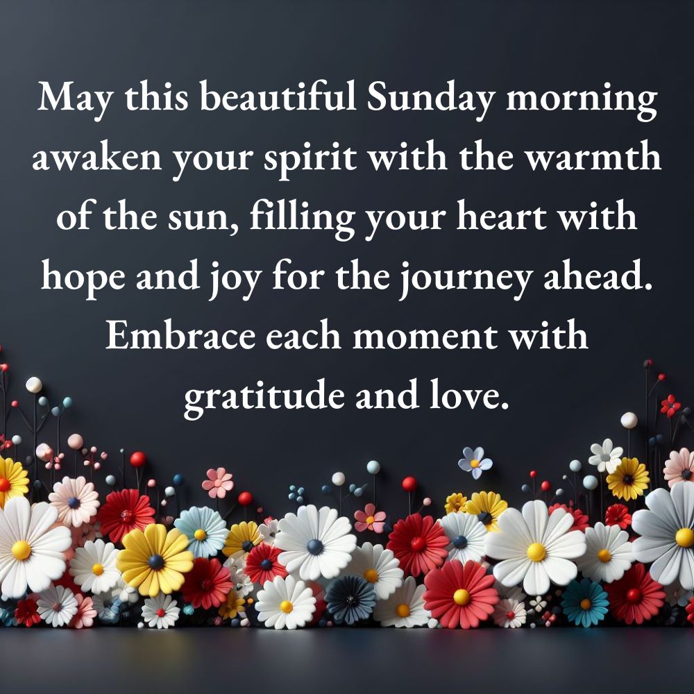 Inspirational Sunday Morning Blessings