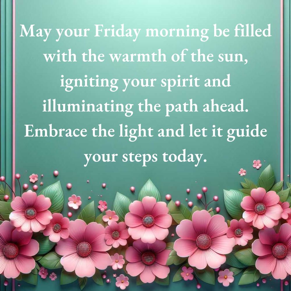 Good Morning Friday Blessings