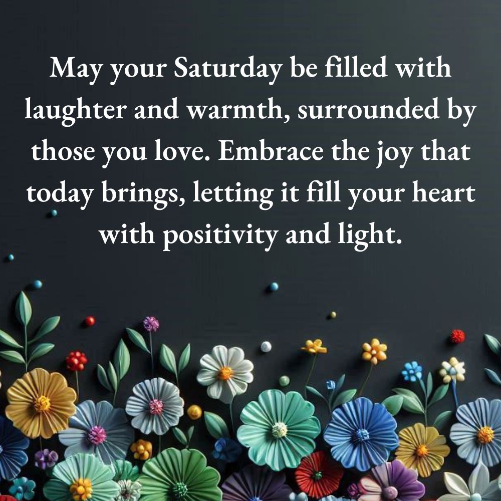 Happy Saturday Blessings