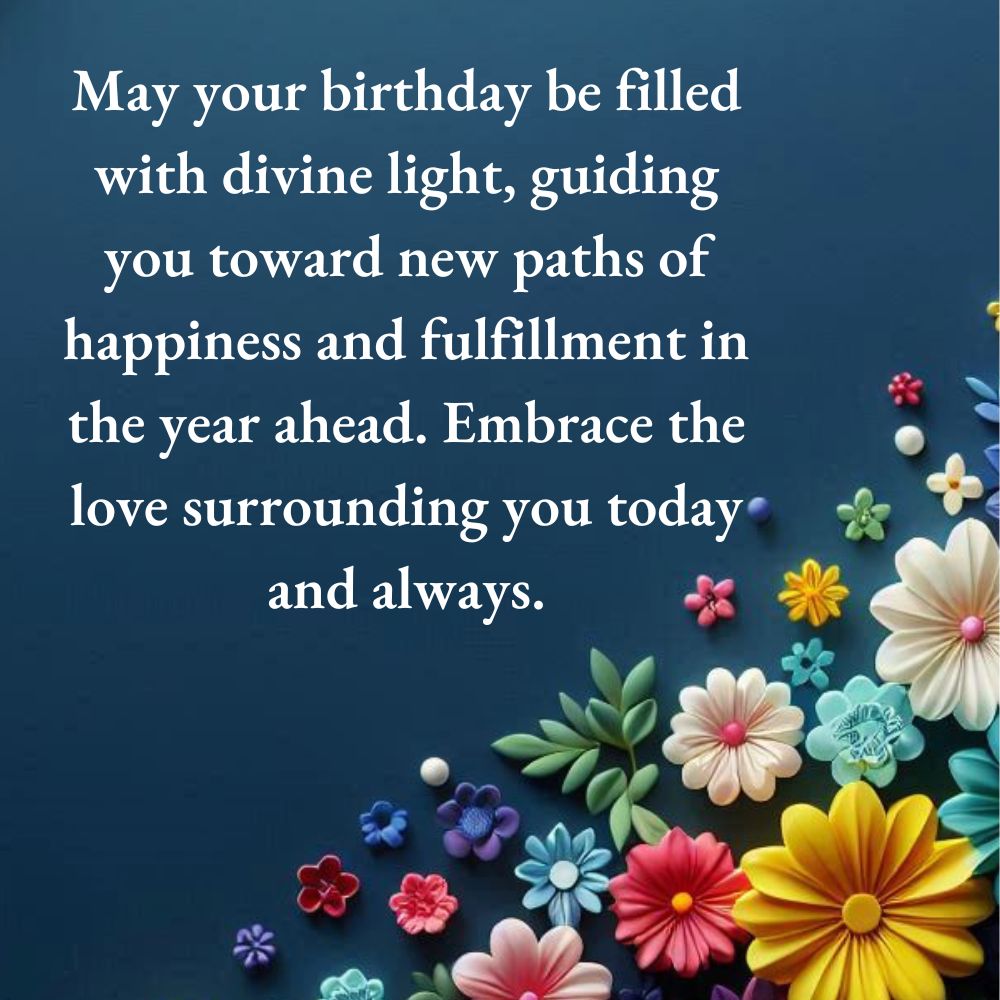 Spiritual Happy Birthday Blessings