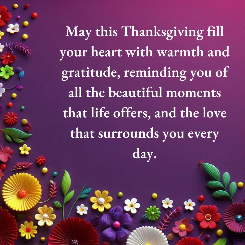 Happy Thanksgiving Blessings