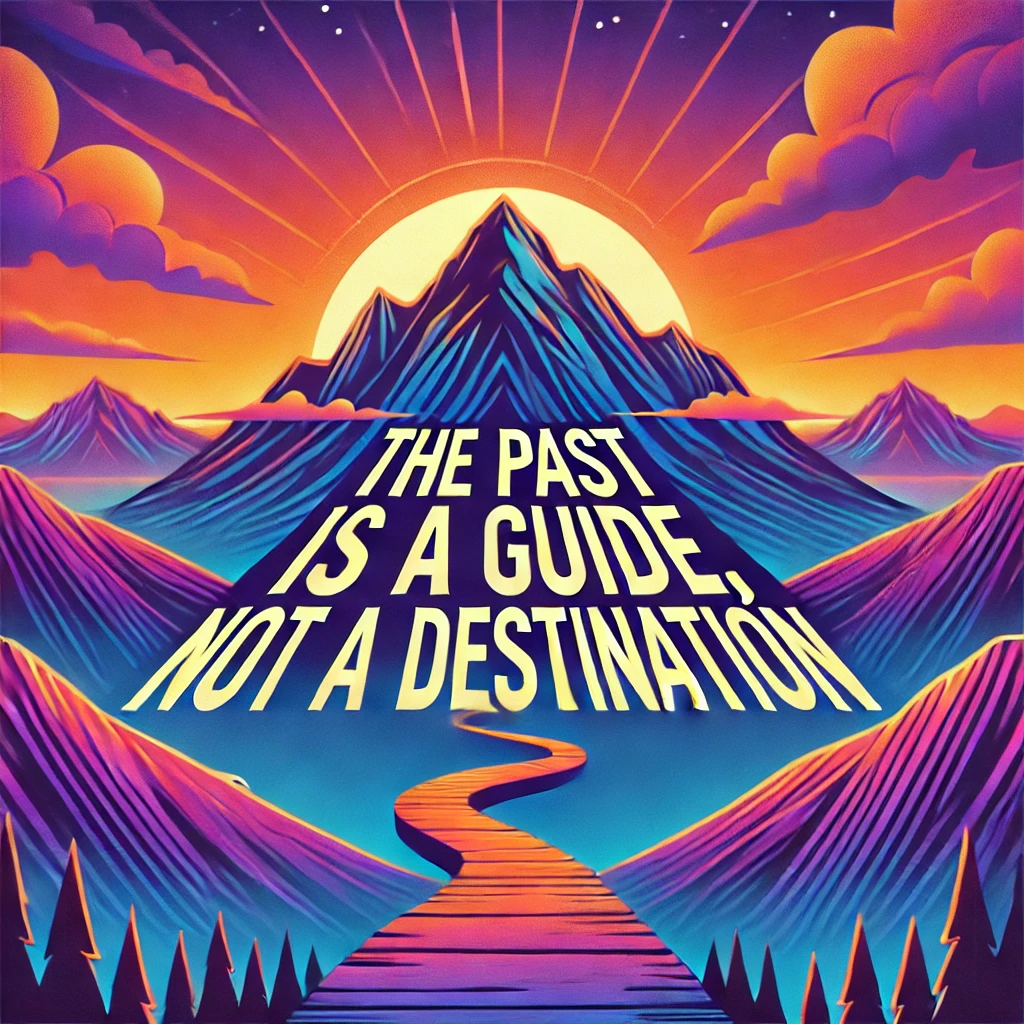 THE PAST IS A GUIDE NOT A DESTINATION